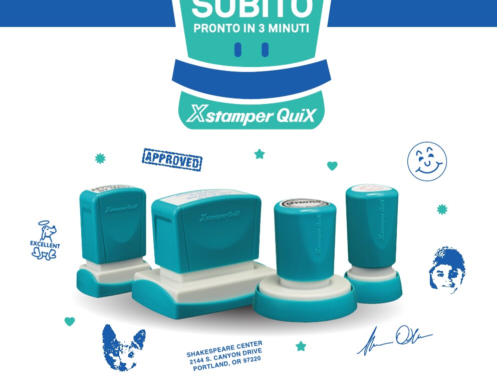Modello Xstamper QuiX selezionato