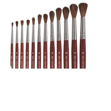 Lebez - pennello punta tonda - pelo di pony - 12