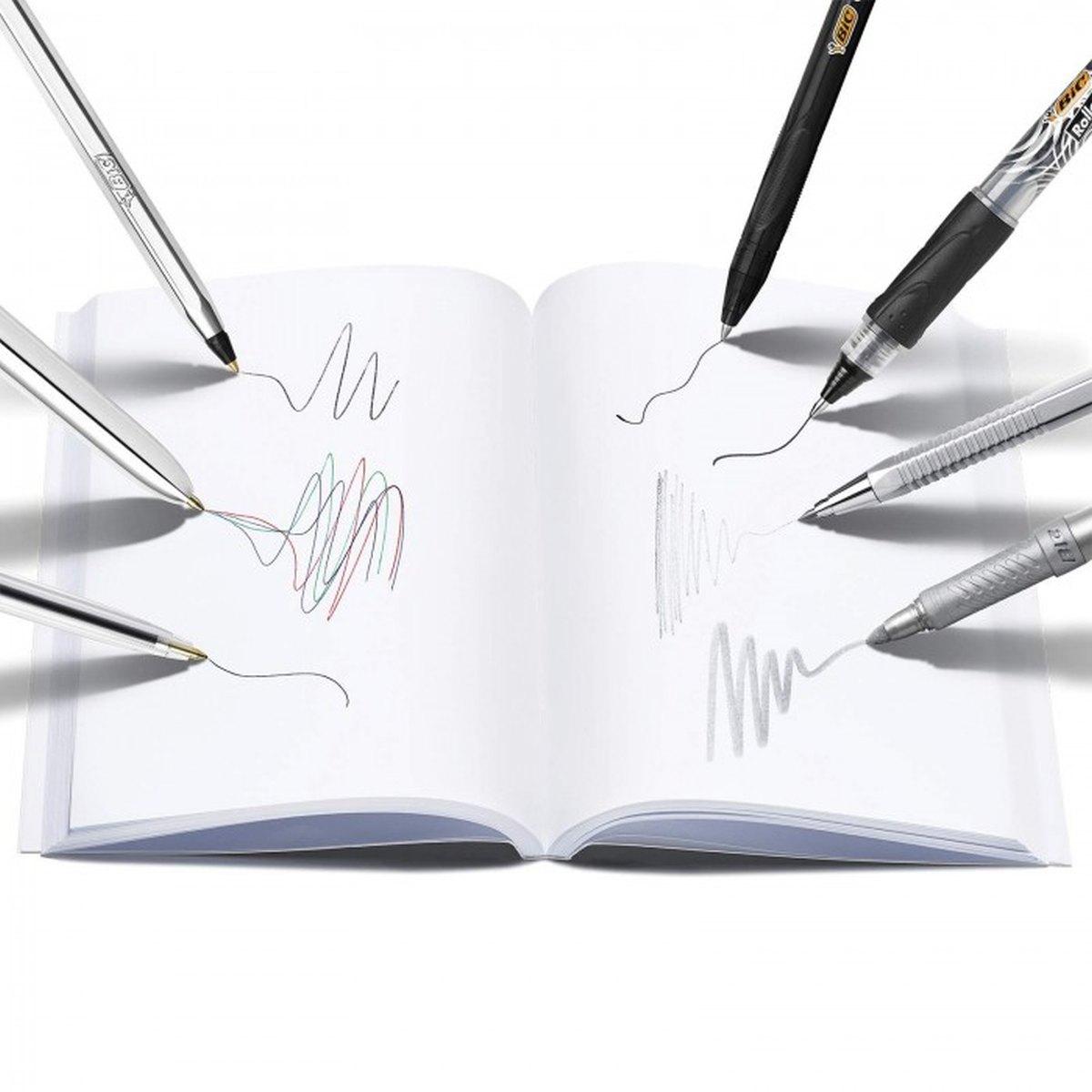 Bic - writing set silver