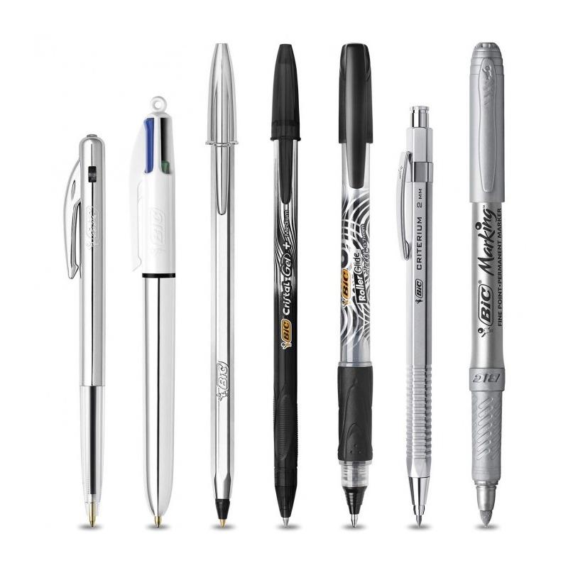Bic - writing set silver