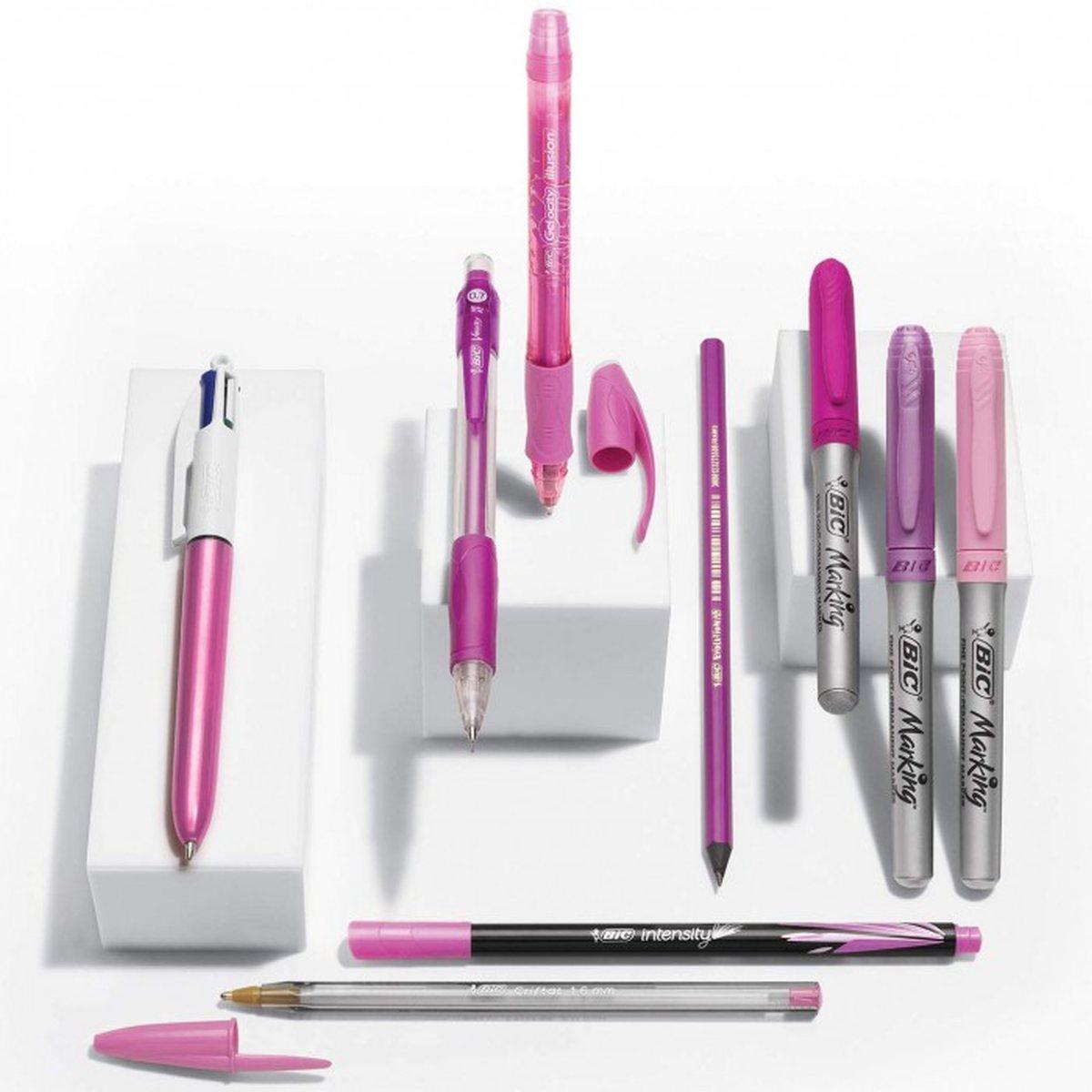 Bic - writing set pink & purple