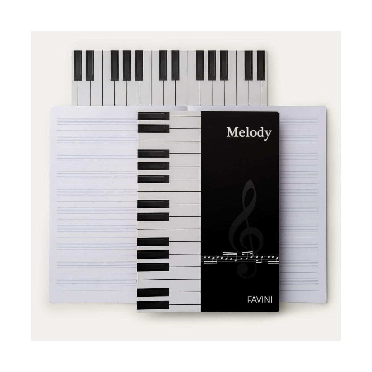 Favini maximusica melody - album musica - a4 - 8 ff - 80 gr