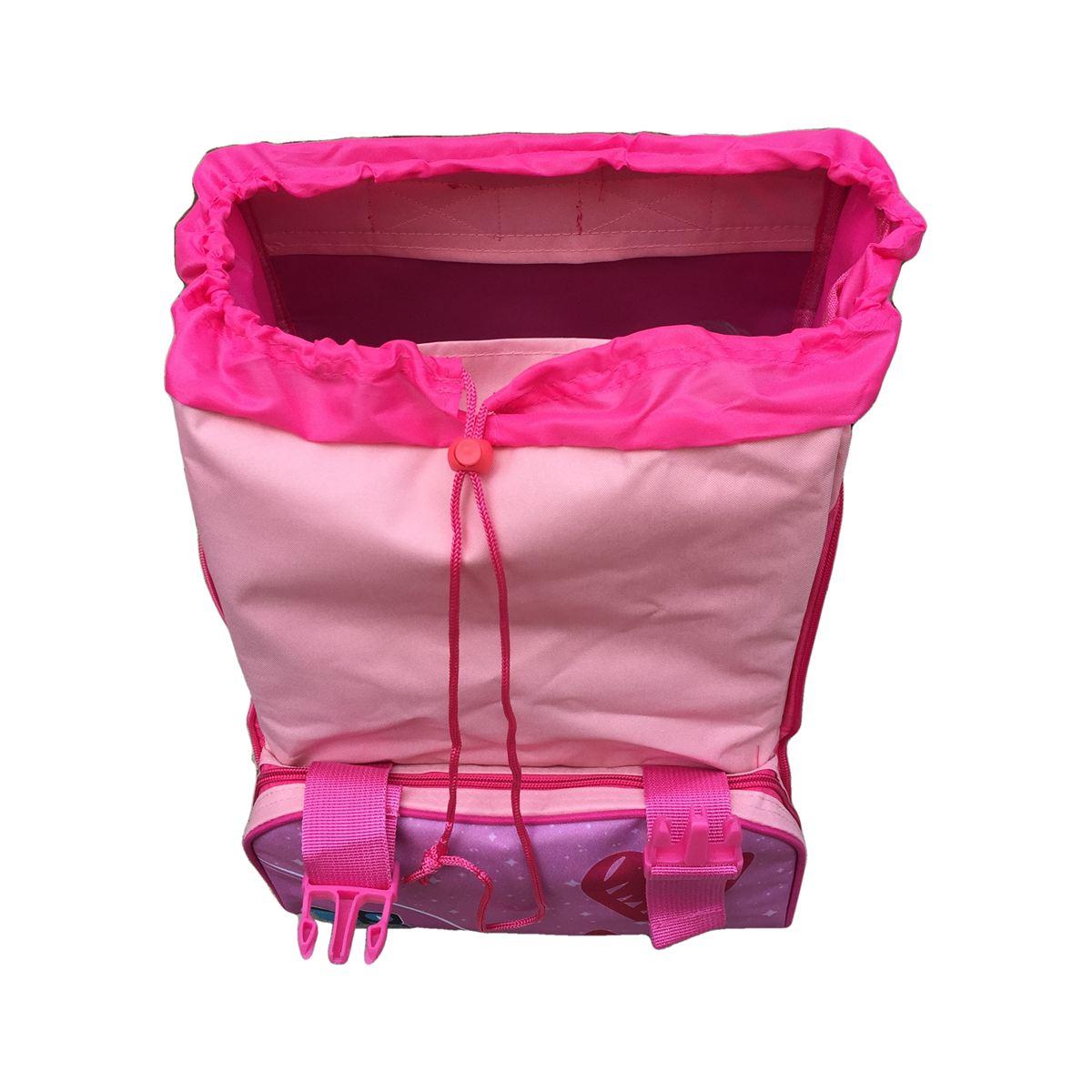 Zaino estensibile bambina faccine - dimensione 40 x 29 x 28 cm