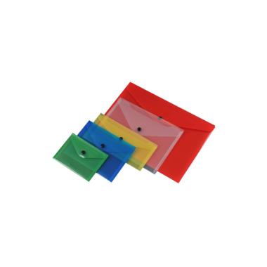 Datazone - busta con bottone - formato a8 - colori assortiti