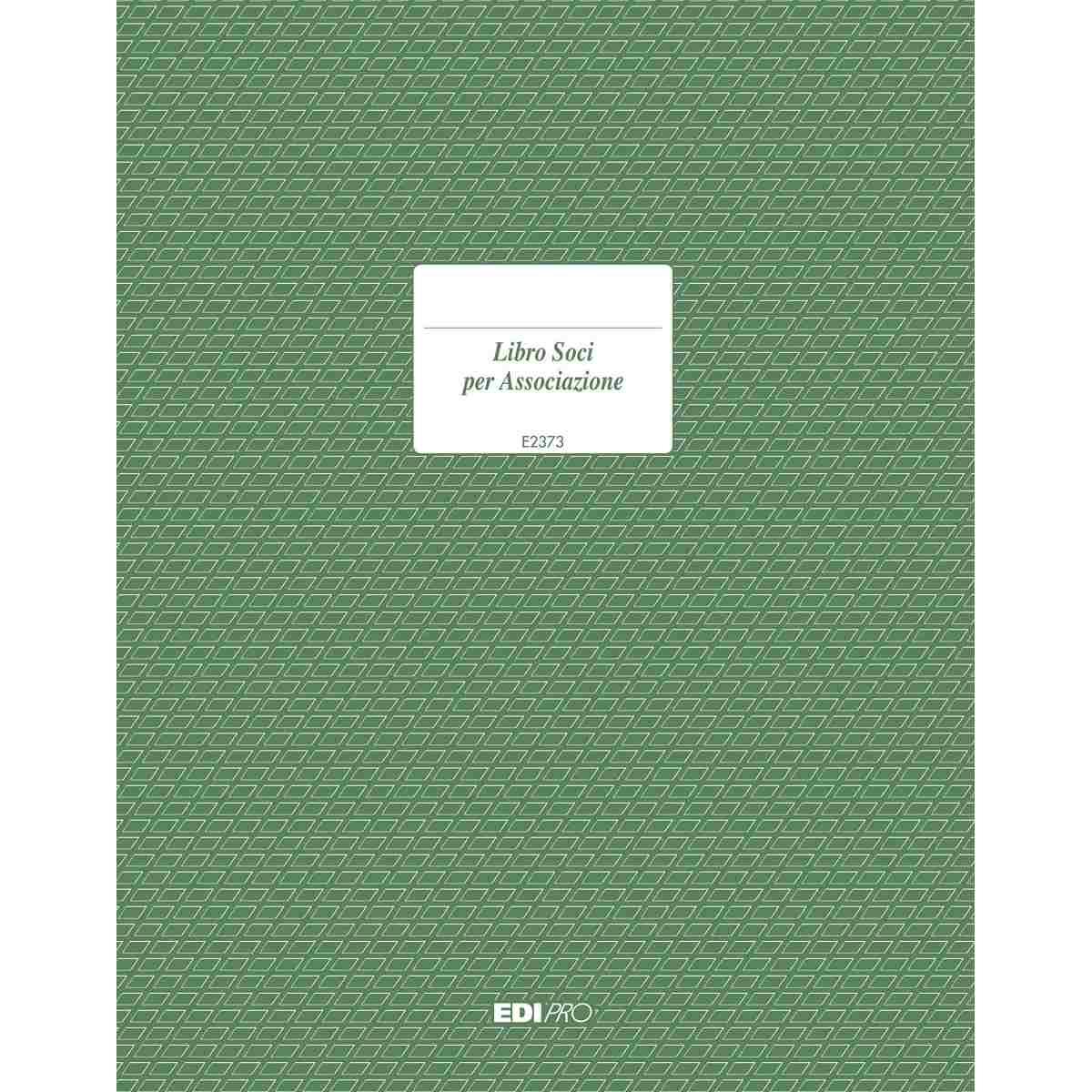 Edipro - libro soci per associazioni 47 pagine numerate - formato 31 x 24,5 cm