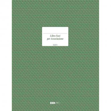 Edipro - libro soci per associazioni 47 pagine numerate - formato 31 x 24,5 cm