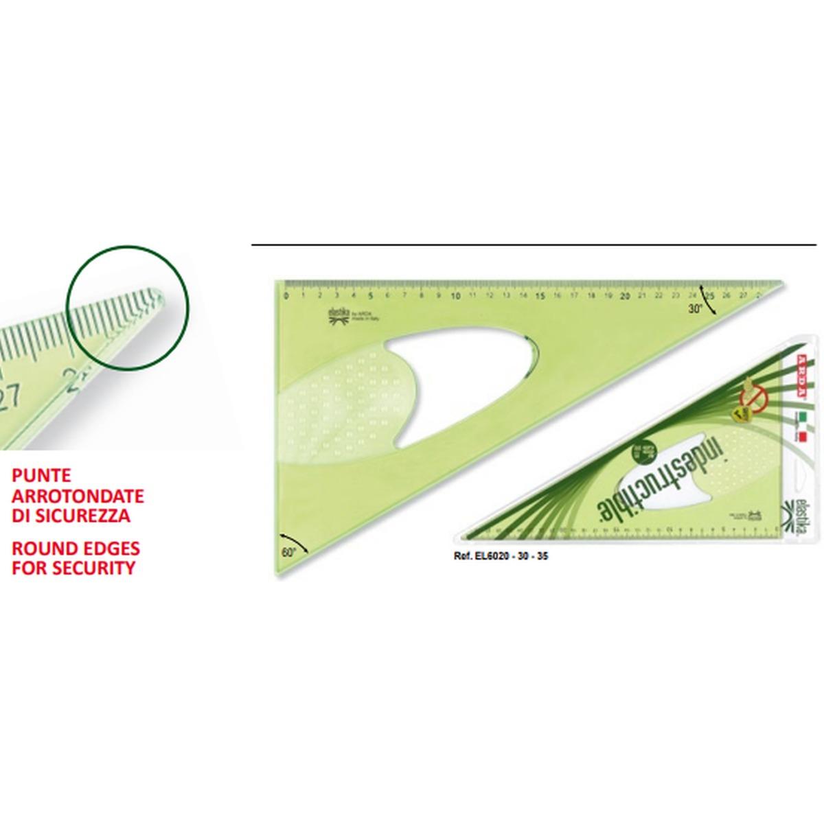 Arda - squadra elastika 60°  30 cm