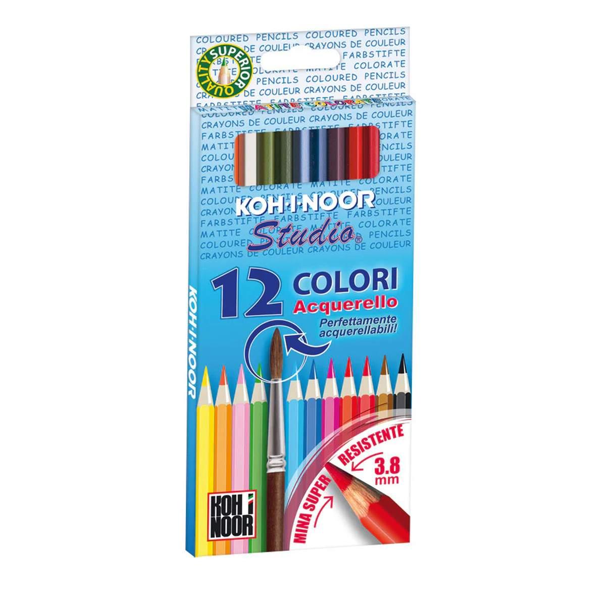 Matite colorate studio acquerello 12pz