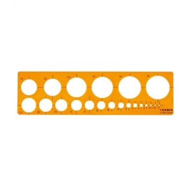 Lyra andromeda cerchiografo 24,5 x 6,5 cm Ã˜ 1 - 26 mm