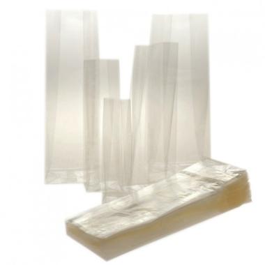 B-pack - buste con fondo quadro e soffietto laterale e fondo rinforzato - formato 14 + 8 x 36 cm - confezione da 50 pz - idonee per alimenti, riciclabili e multiuso