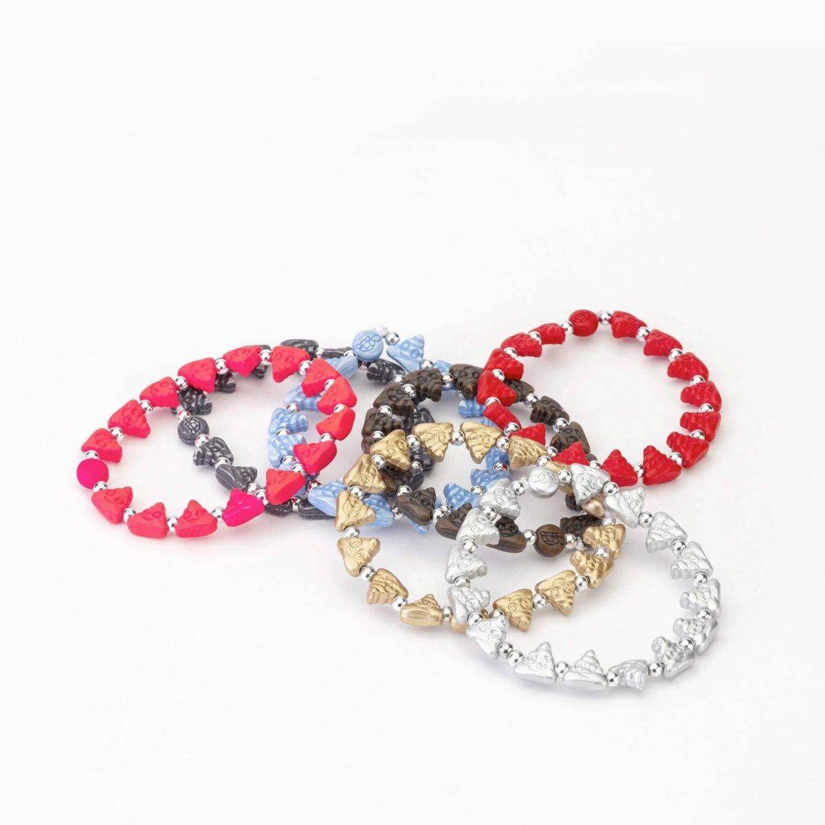 Bracciale in plastica trrtlz poopz