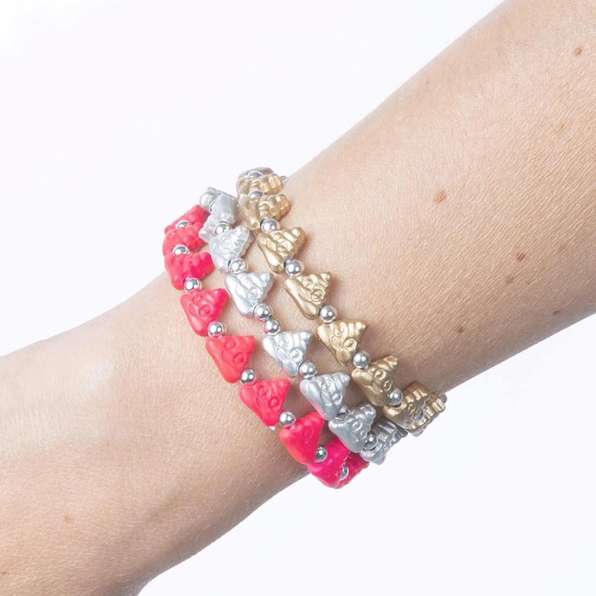 Bracciale in plastica trrtlz poopz