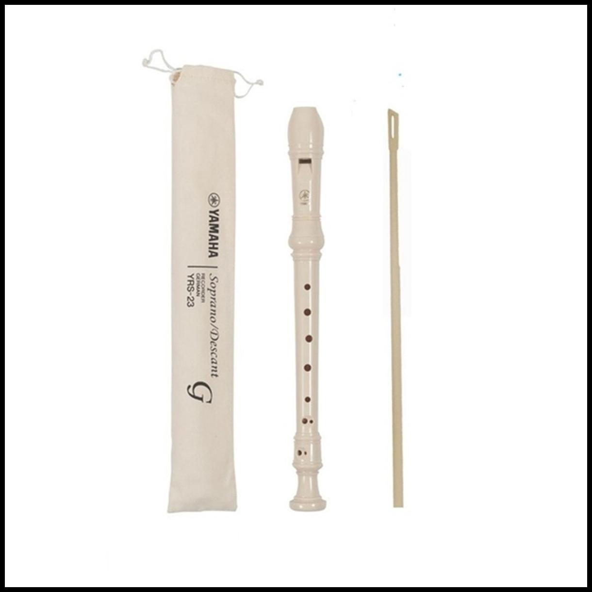 Yamaha yrs-23 - flauto dolce - completo di scovolino