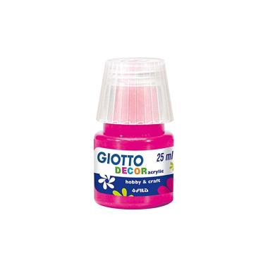 Giotto decor acrylic effetto opaco - tempere acriliche in barattolo da 25 ml con coperchio a vite. colori fini a base d'acqua con effetto asciutto opaco.