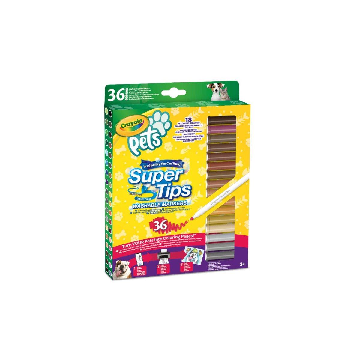 Pennarelli crayola pets - 36 pz