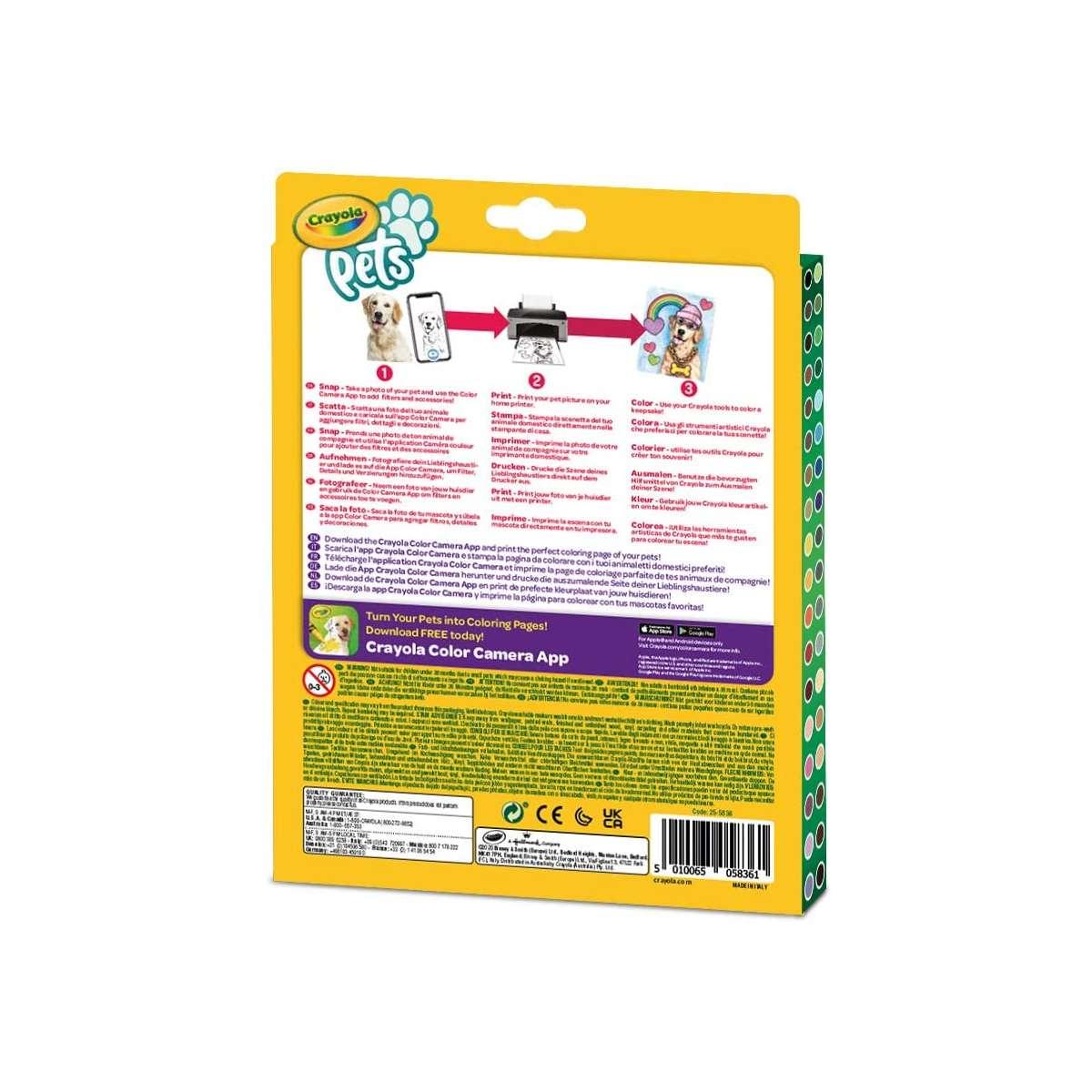 Pennarelli crayola pets - 36 pz