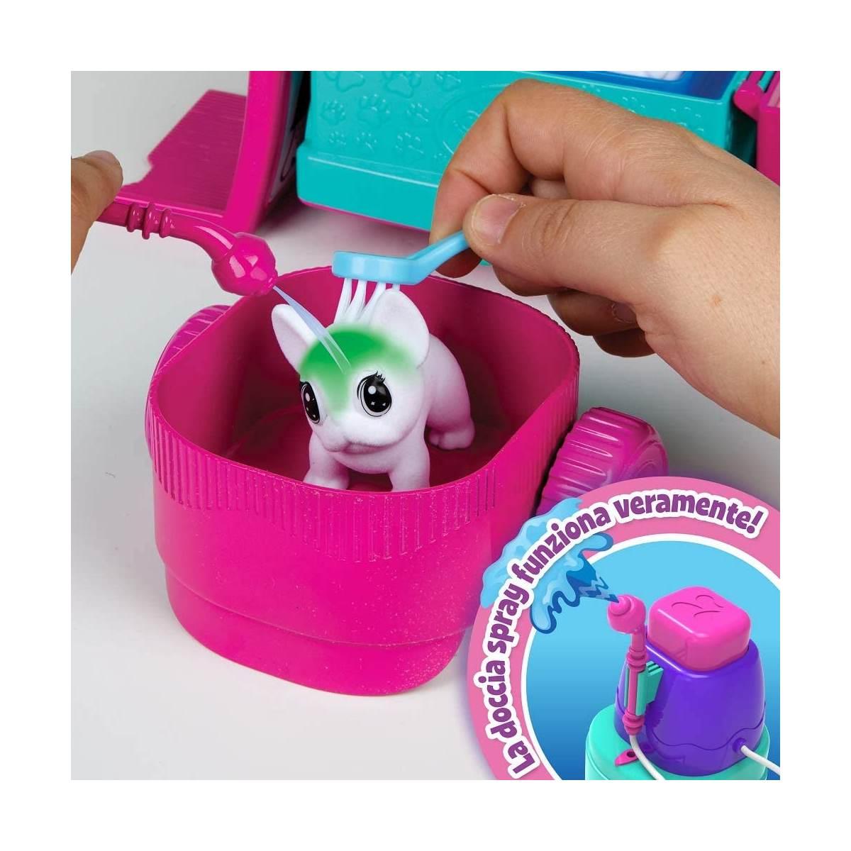 Crayola washimals - set spa in viaggio, per giocare, colorare e fare il bagnetto ai cuccioli, gioco e regalo, da 3 anni