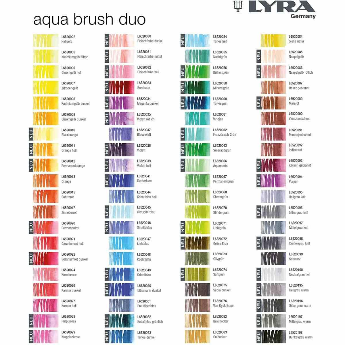 Lyra aqua brush duo pennarello a doppia punta