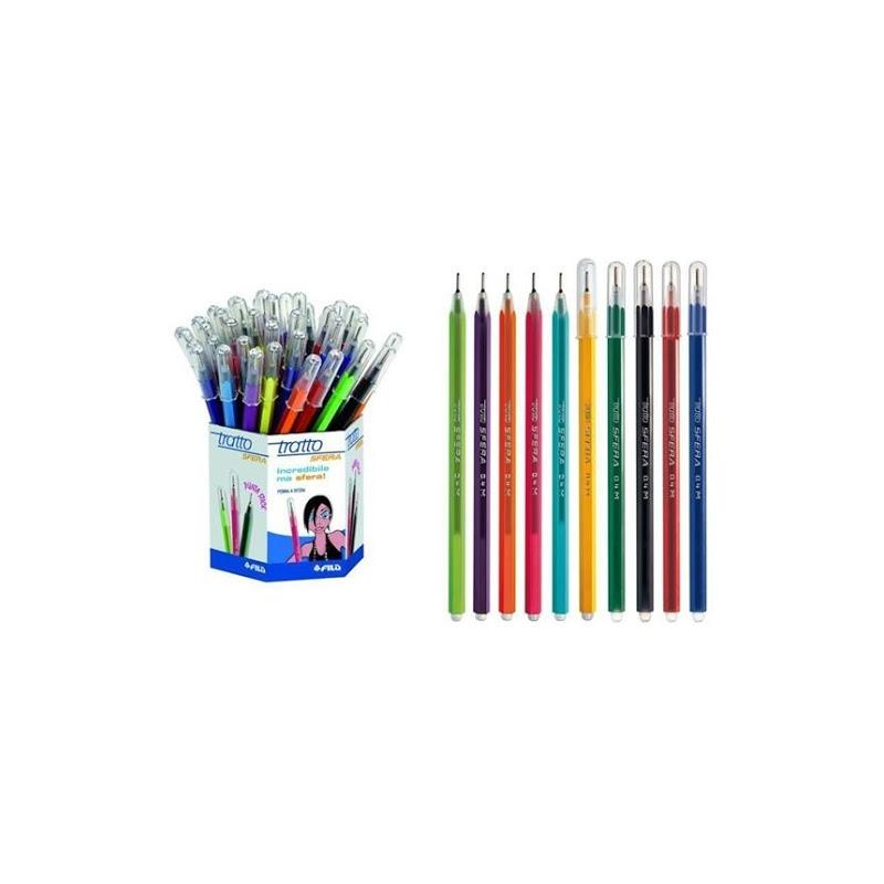Tratto sfera - penna a sfera con punta stick - punta in ottone nichelato - tratto 0,4 mm -