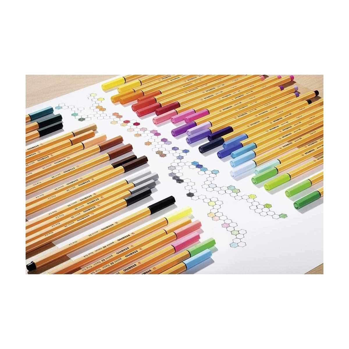 Stabilo point 88 - penna fineliner - tratto 0,4 mm -