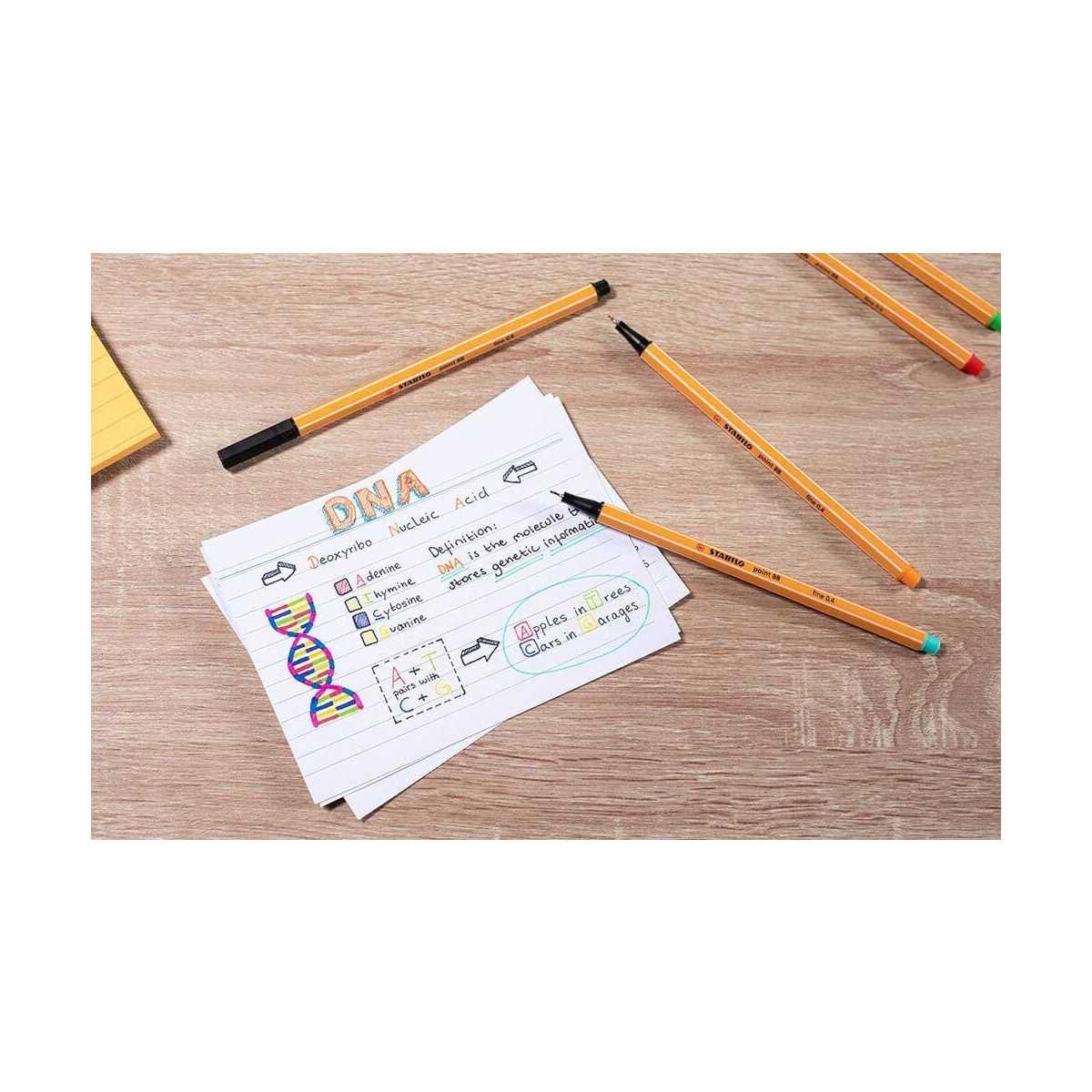 Stabilo point 88 - penna fineliner - tratto 0,4 mm -