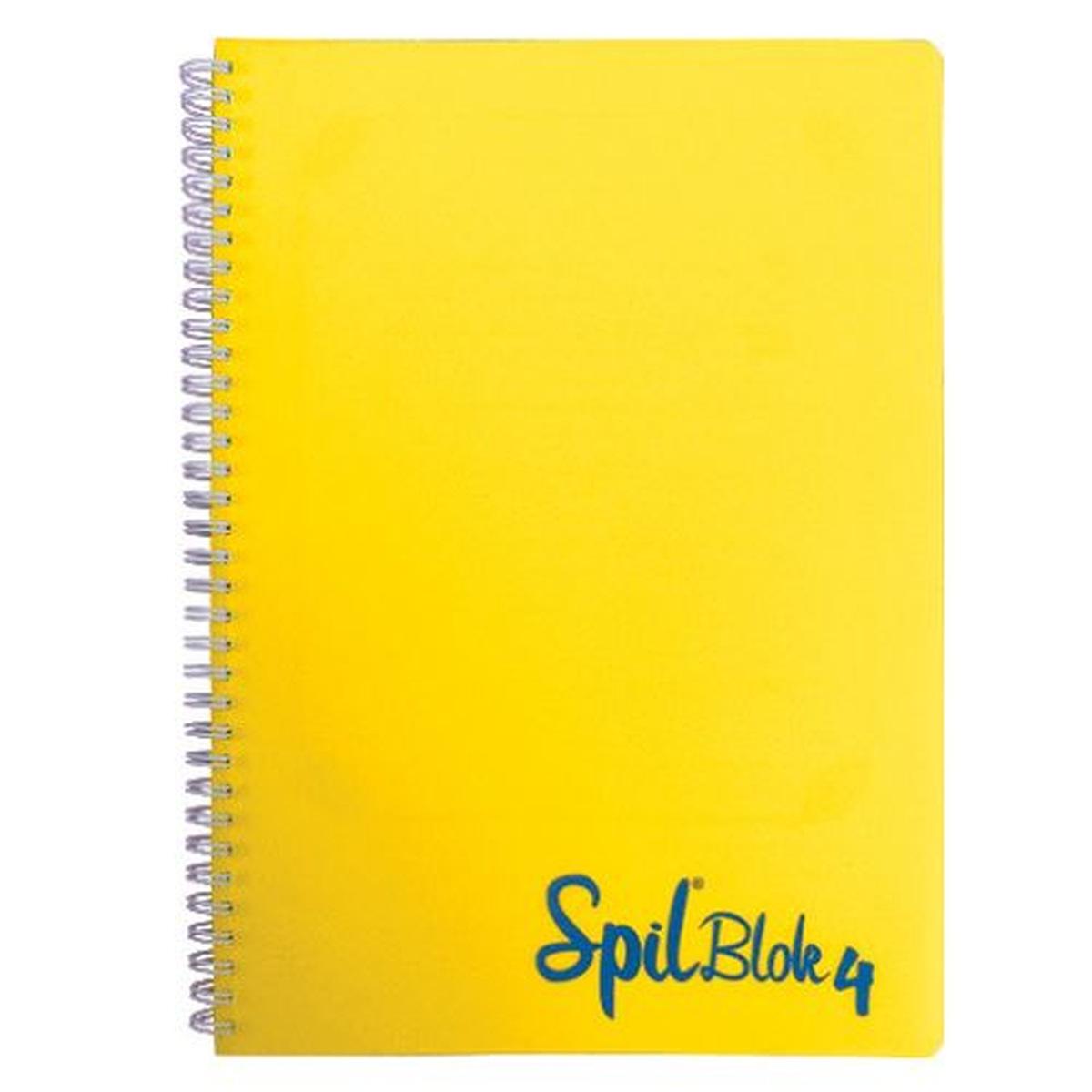 Maxi quaderno spiralato - a4 - spil spilblok4 fluo - 80 ff