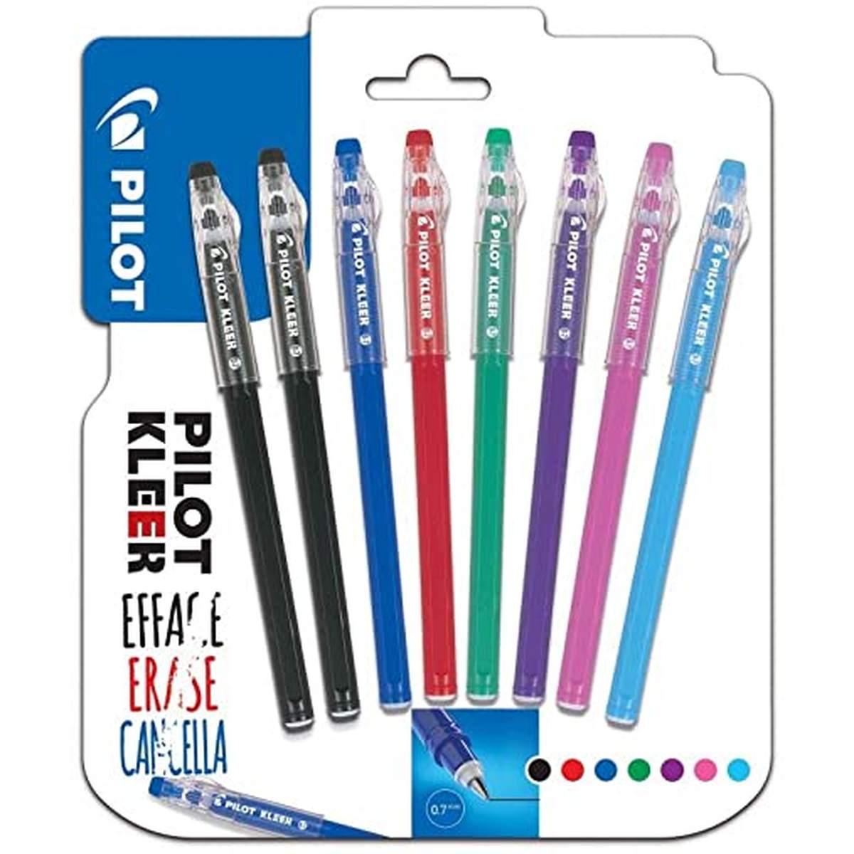 Pilot kleer - penna  a sfera cancellabile usa e getta - punta 0,7 mm