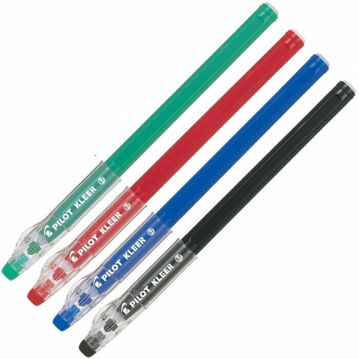 Pilot kleer - penna  a sfera cancellabile usa e getta - punta 0,7 mm