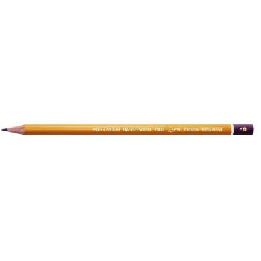 Koh-i-noor - matita h1500 in legno di cedro - grafite nera graduata