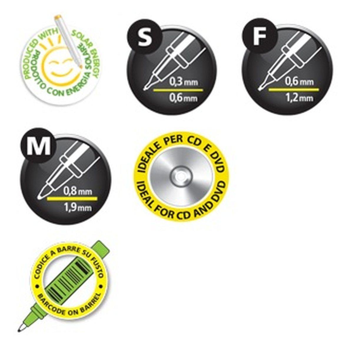 Hi-text marker permanente ohp 780 s-f-m