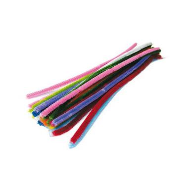 Deco - ciniglia dritta - Ø 9 mm - 30 fili da 30 cm - colori assortiti