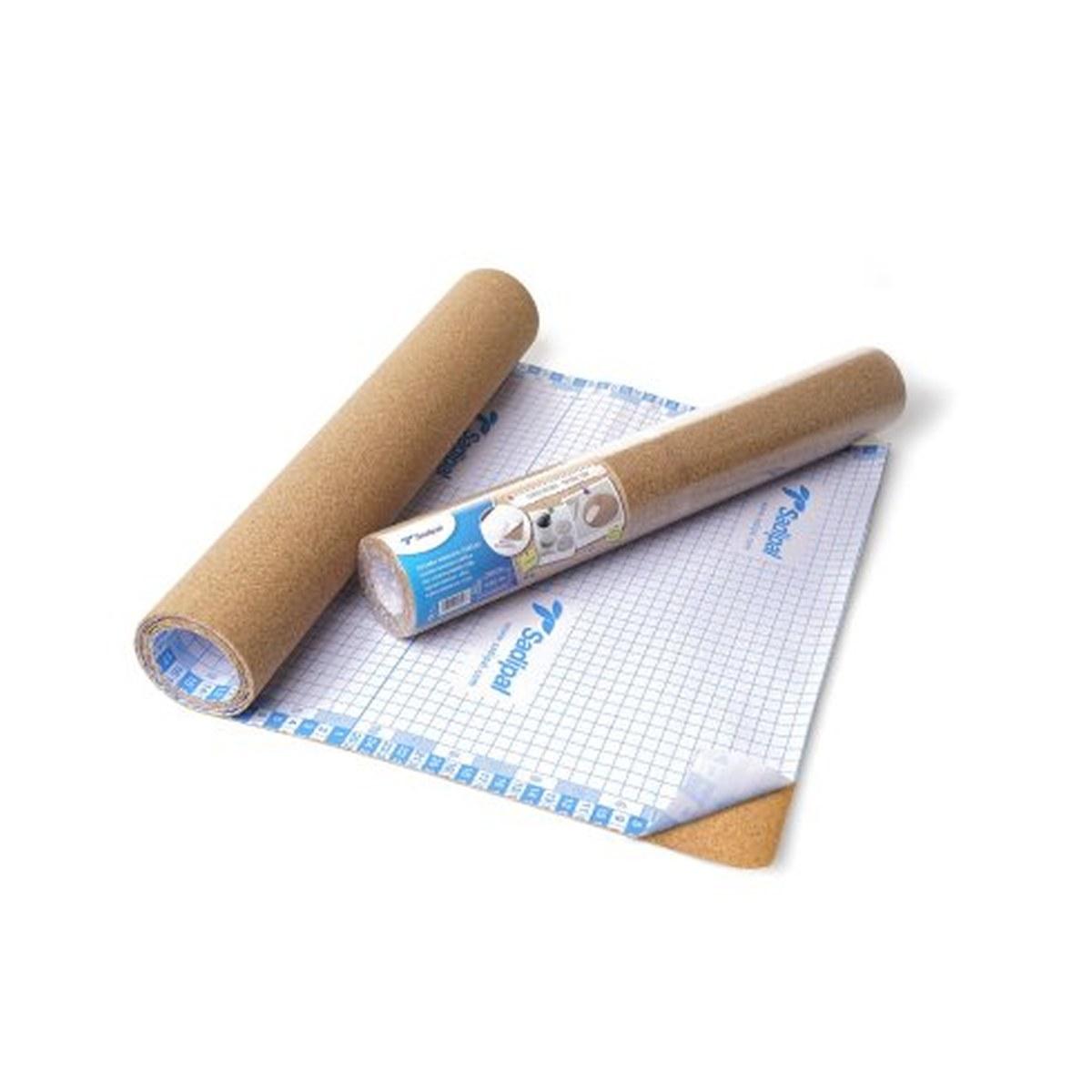 Lavagna sughero adesiva - rotolo 0,45 x 1 mt - spessore 2 mm -