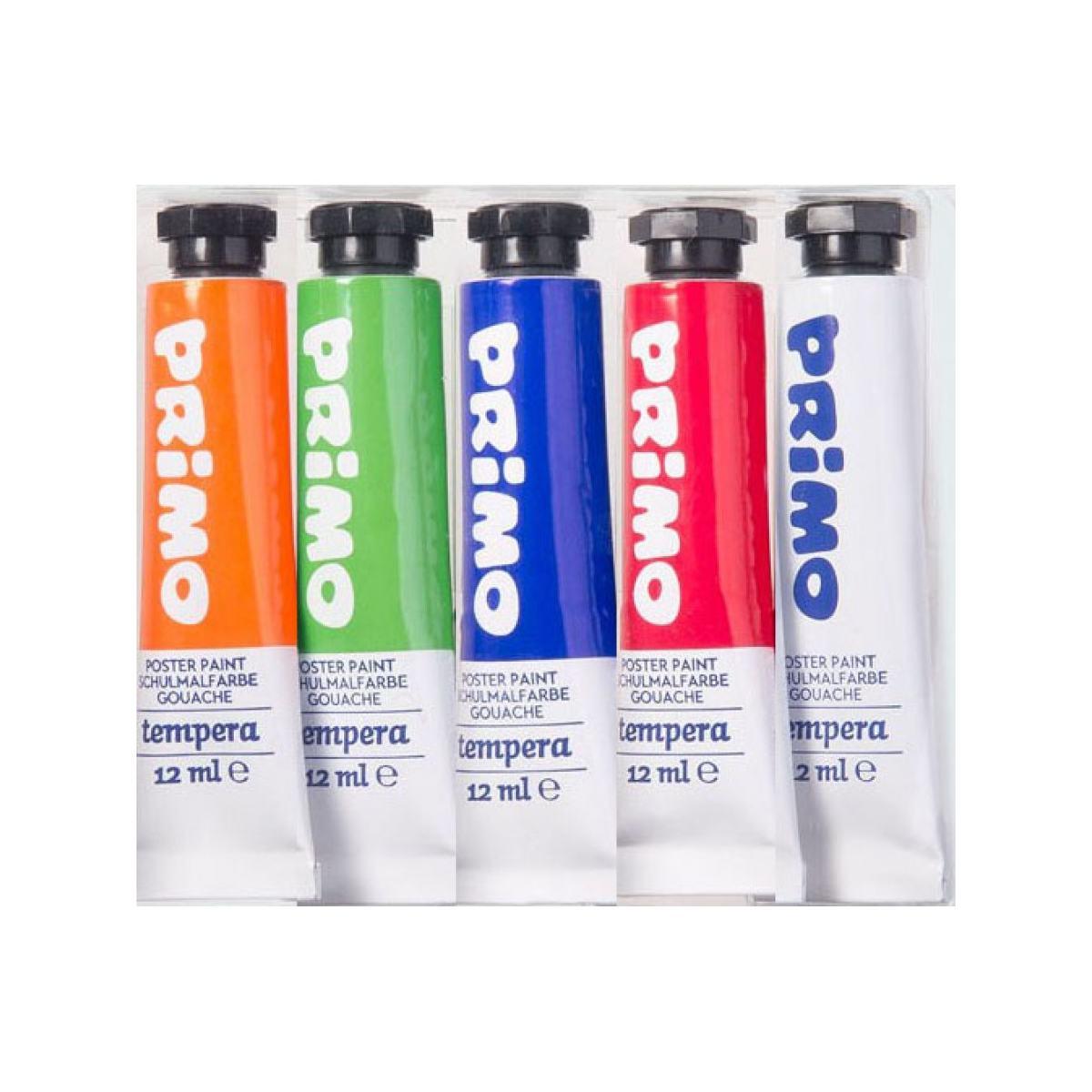 Primo - tempera in tubetto da 12 ml - tubetto ricambio unicolore