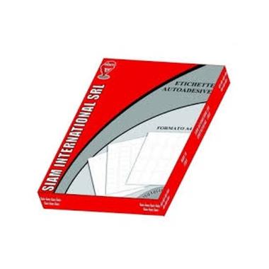 Siam - etichette adesive - box da 100 fogli -