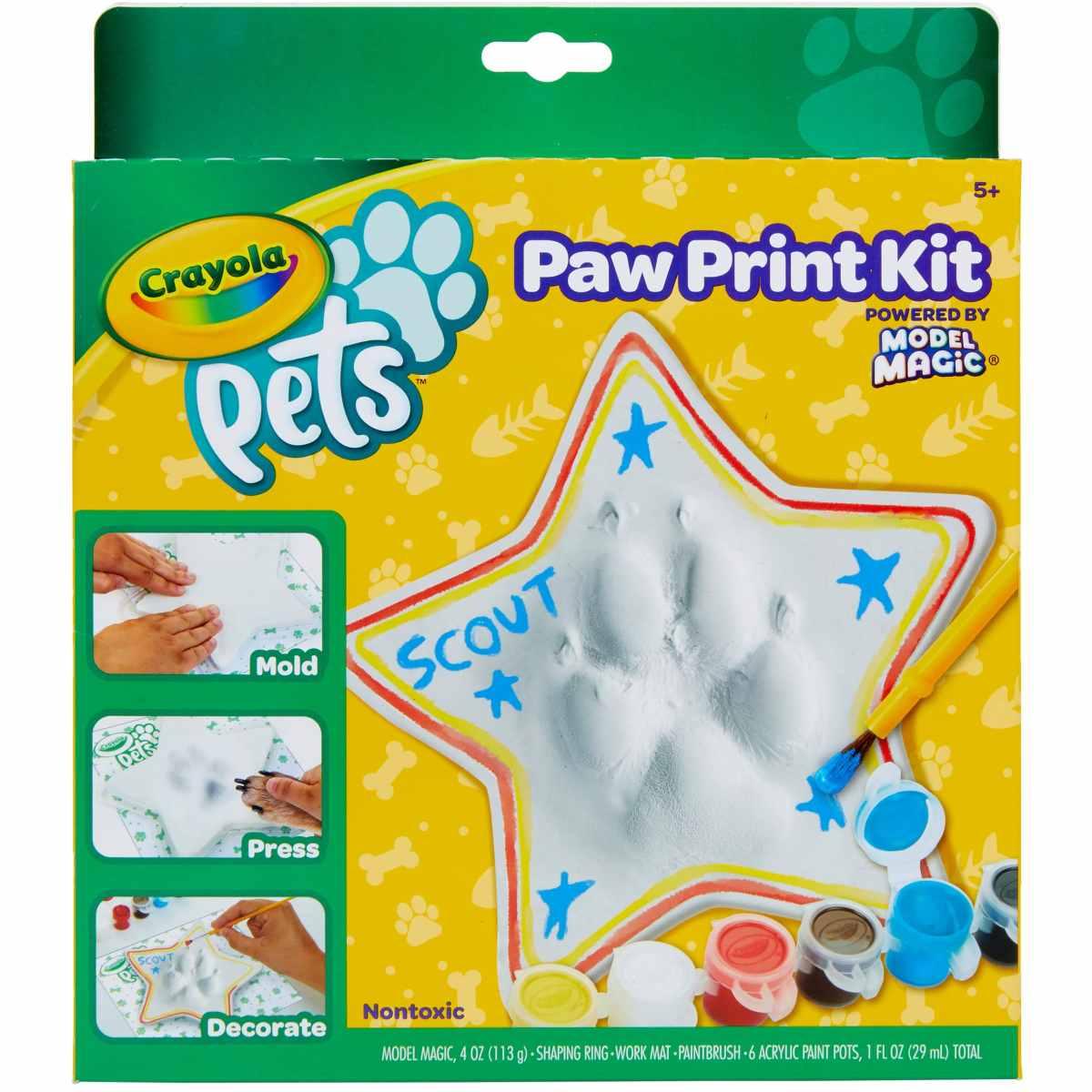 Crayola pets - set crea l'impronta - forma stella