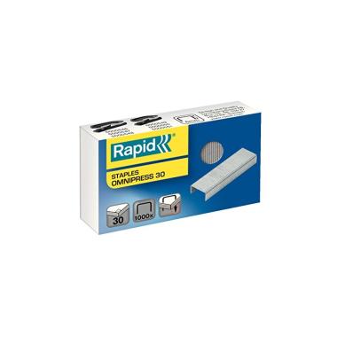 Rapid punti metallici omnipress 30 - confezione da 1000 pz