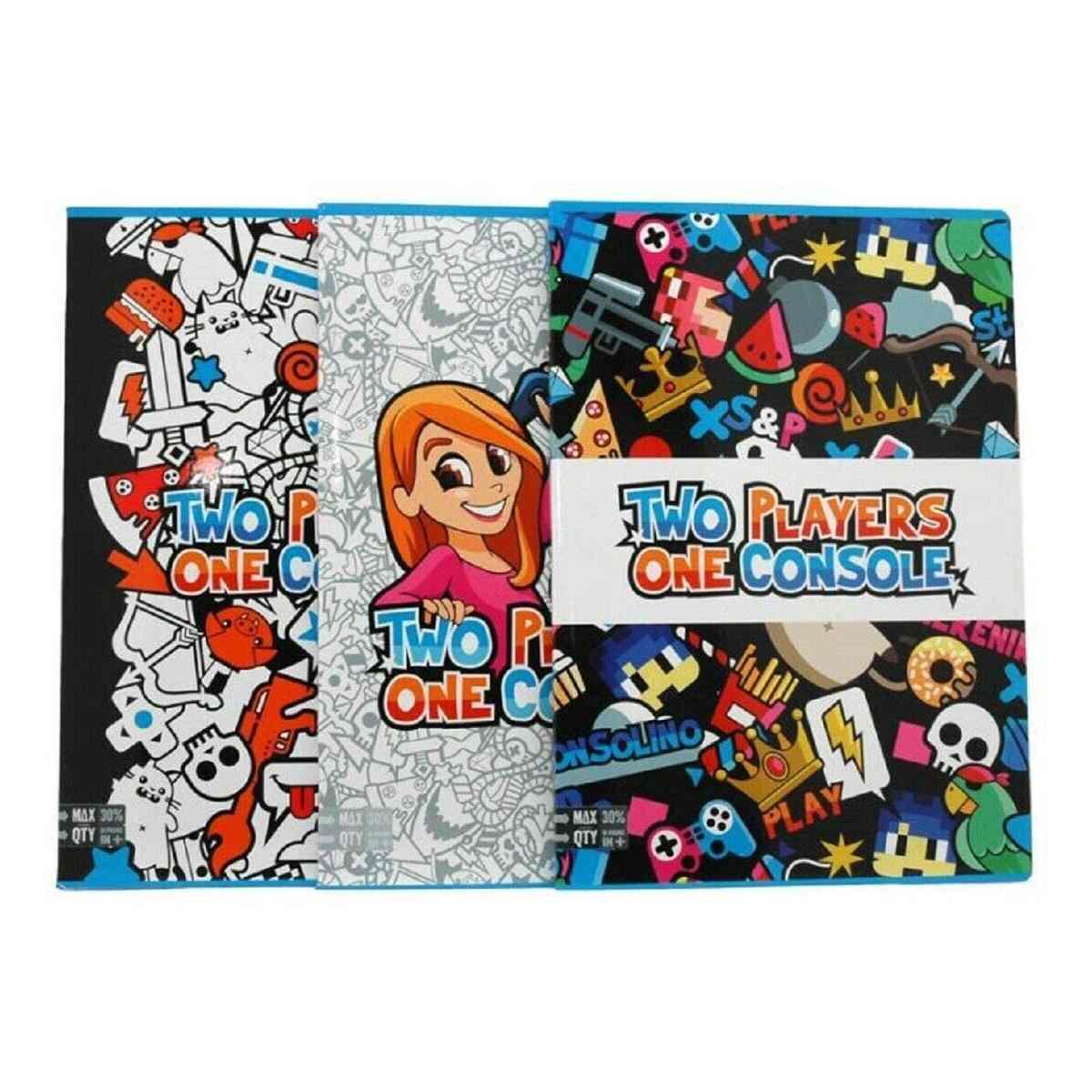 Seven quaderni a4 maxi - 96+r pagine - carta 100 gr/mq -  twoplayersoneconsole