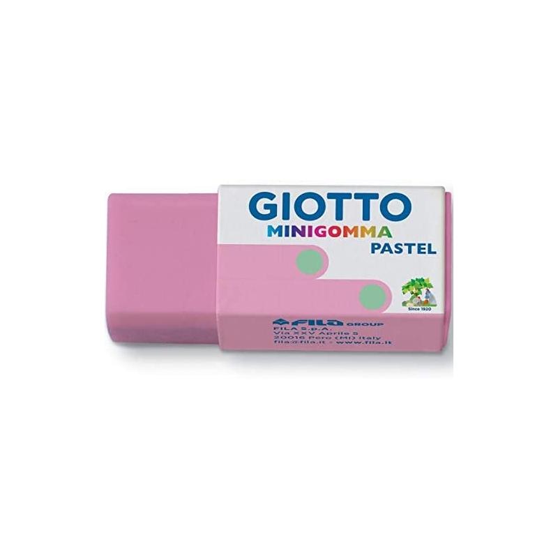 Giotto mini gomma colori pastello -  38 x 16 x 15 mm