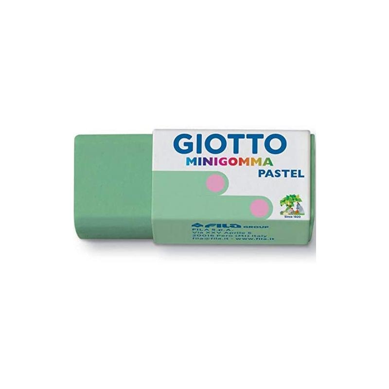 Giotto mini gomma colori pastello -  38 x 16 x 15 mm