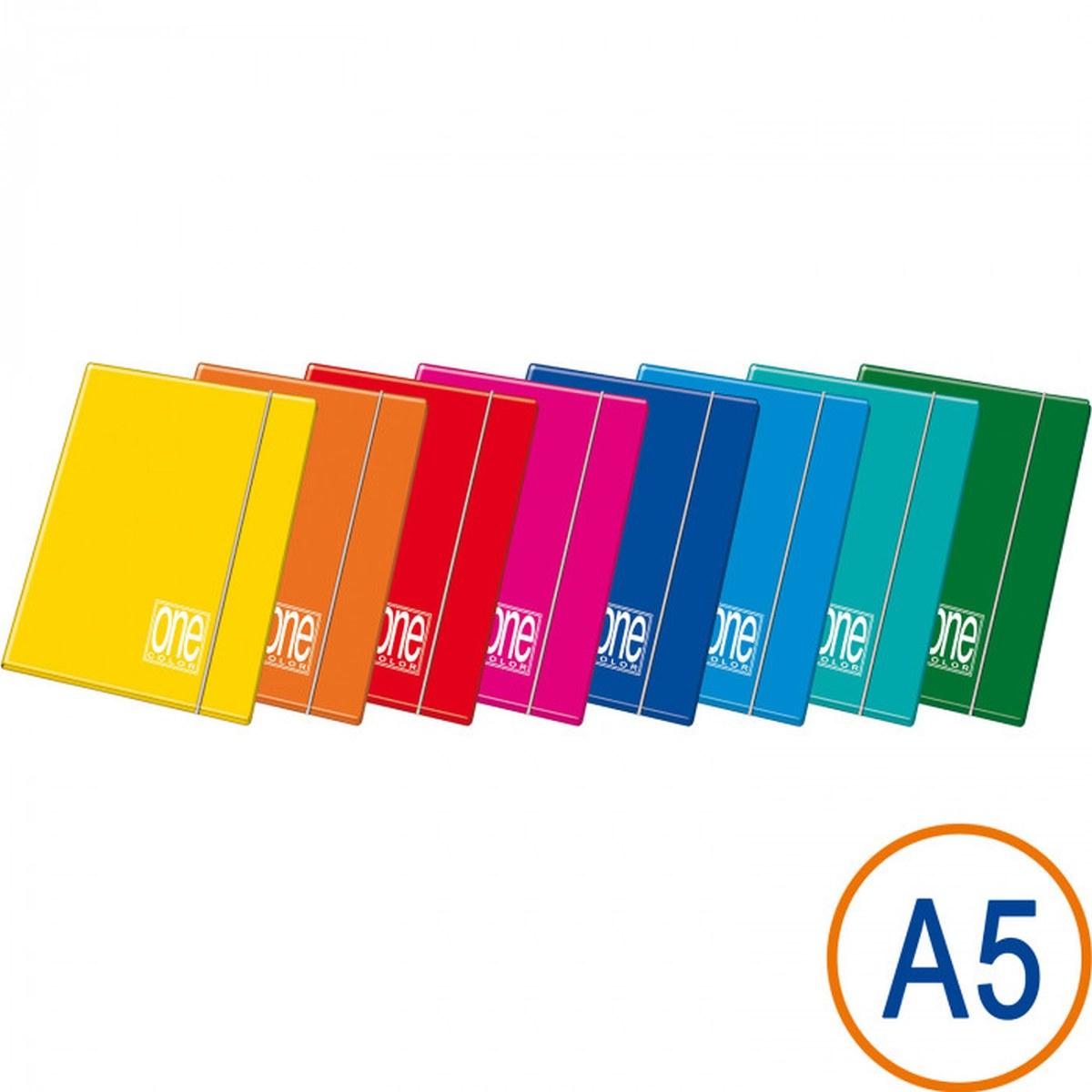 Cartella 3 lembi con elastico 17x25 (a5) one-color blasetti