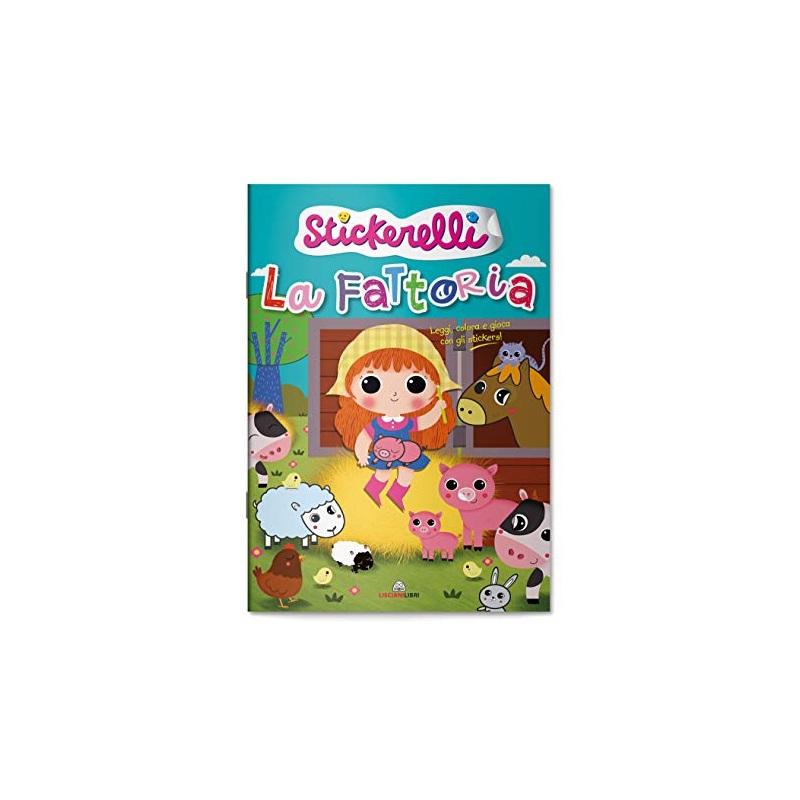 Lisciani libri - la fattoria. stickerelli. con adesivi
