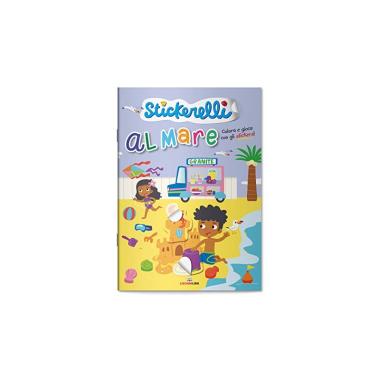 Lisciani libri - al mare. stickerelli. con adesivi