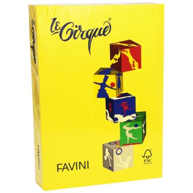 FAVINI - CARTA "LE CIRQUE" A4 IN RISMA DA 500 FG 80 GR/M2 - COLORI FORTI -