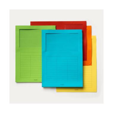 Favini - cartelline folderluce con finestra - 140 gr - 10 pz - 22 x 31 cm