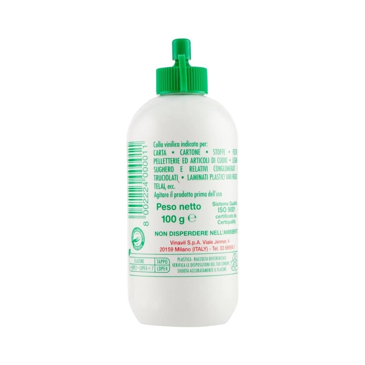 Vinavil casa & scuola flacone 100 gr - colla vinilica bianca