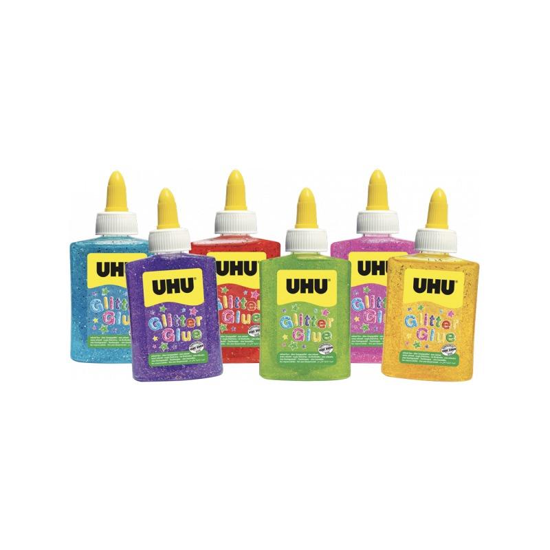 Uhu glitter glue bottle da 88,5 ml