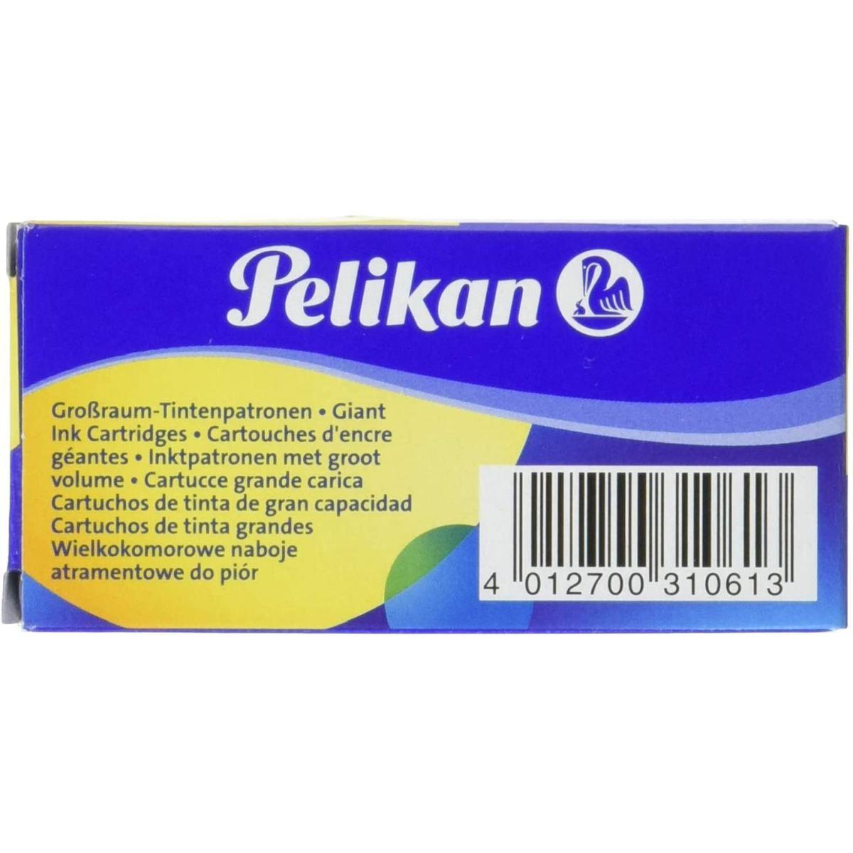 Pelikan - cartuccia d'inchiostro lunga 4001 - confezione da 5 refill