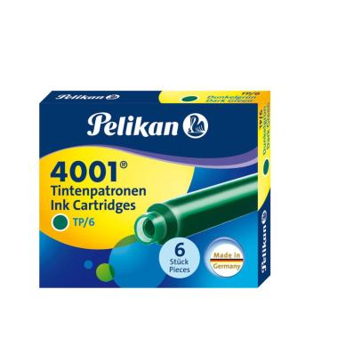Pelikan - 4001 cartuccia stilografiche tp/6 - confezione da 6 refill