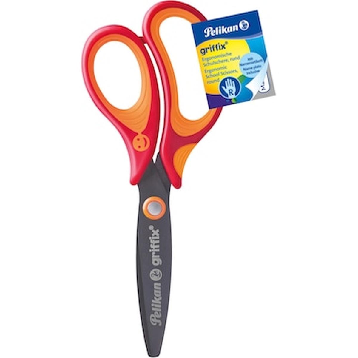 Pelikan - griffix le forbici ergonomiche per la scuola - disponibili per destrimani e mancini