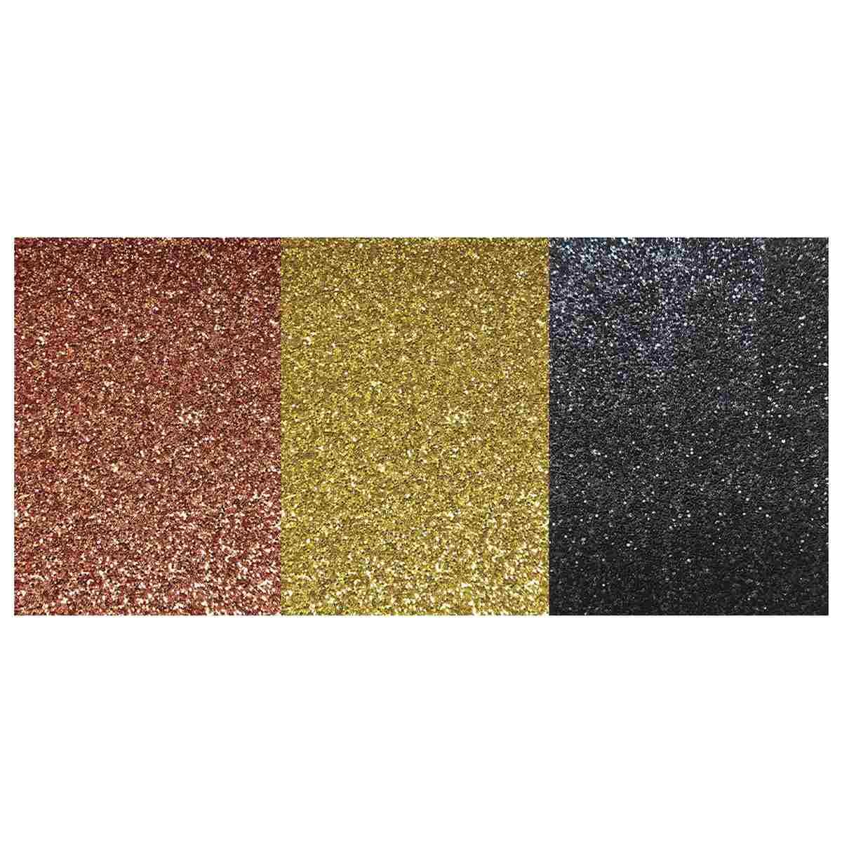 Niji - foglio in gomma espansa (eva) glitterato - 2 mm - a4 (21 x 29,7 cm)